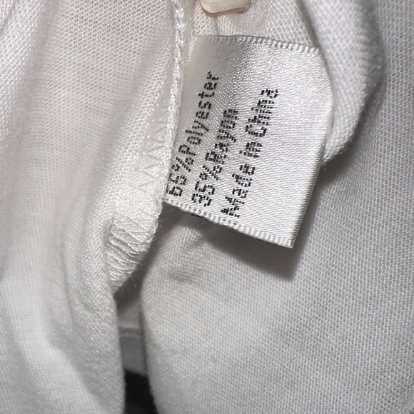 NWT Talbots white cowl neck casual waist drawstring pocket dress cover up S - Picture 5 of 9